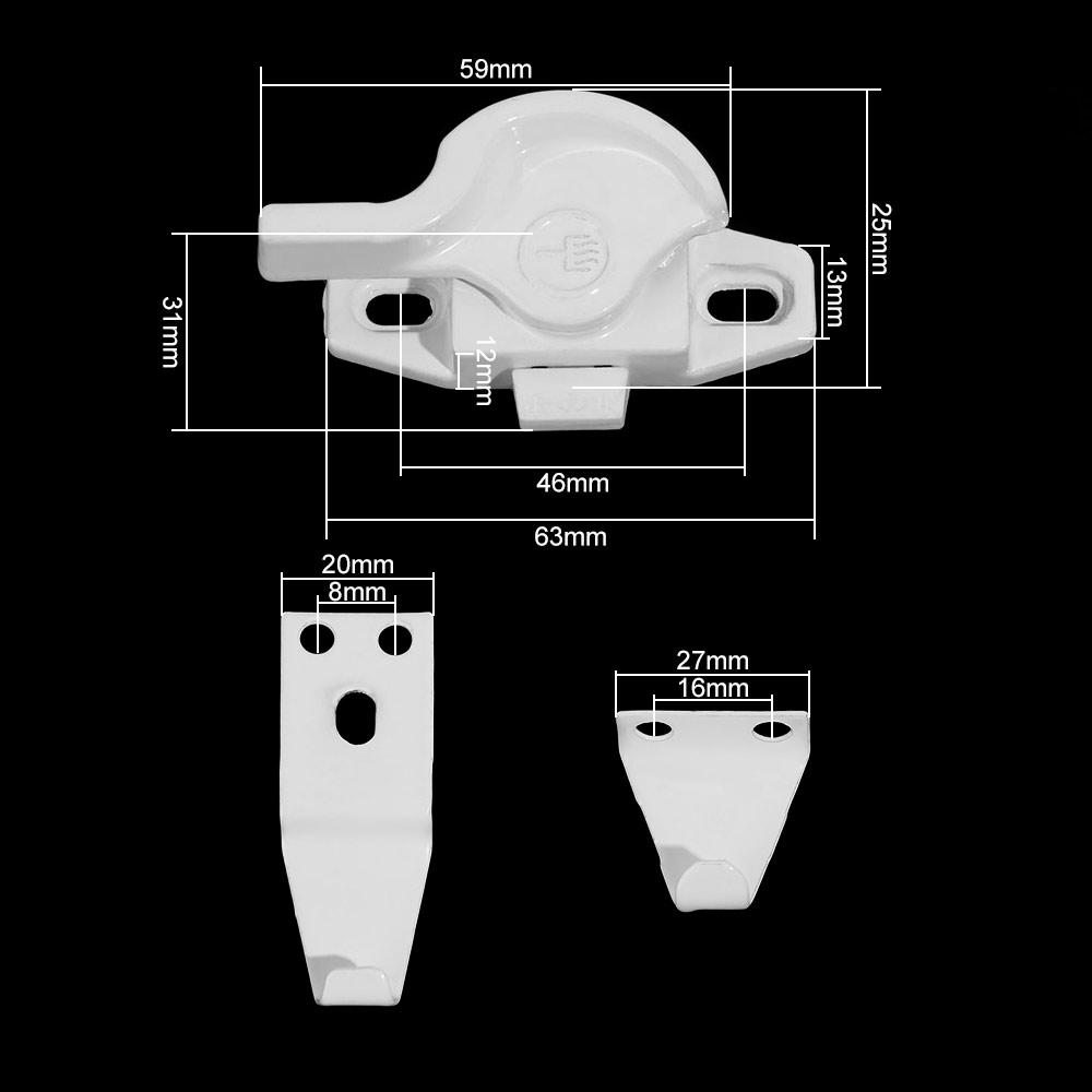 Furniture Hardware Fitting - Hardware Legering Raamslot Hoge kwaliteit Veiligheid